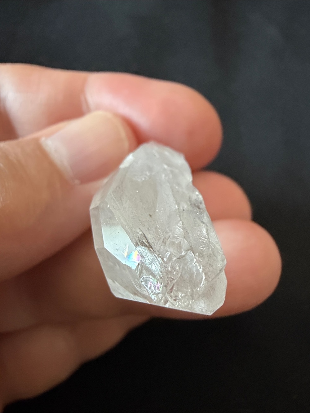 Natural clear quartz crystal healing stone Herkimer diamond (?) - Picture 10 of 10